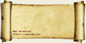 Jelena Klincov vizit kartica